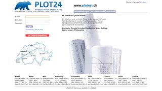 
                            6. plotnet.ch – Schweiz weit Pläne drucken und verteilen