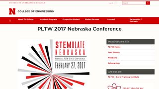 
                            10. PLTW Nebraska State Conference | College of Engineering ...