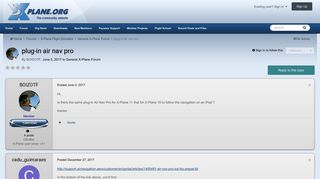 
                            11. plug-in air nav pro - General X-Plane Forum - X-Plane.Org Forum