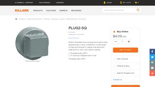 
                            10. PLUG2-SQ | Brand | Killark - Hubbell