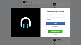 
                            2. plug.dj - We're aware that some people cannot connect to... | Facebook