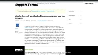 
                            13. plugin does not work for imikimi.com anymore, how can I fix this ...