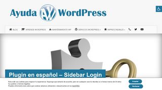 
                            6. Plugin en español - Sidebar Login • Ayuda WordPress
