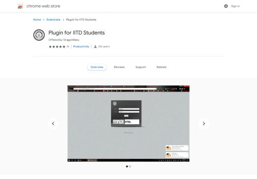 
                            5. Plugin for IITD Students - Google Chrome