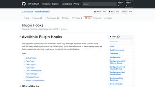 
                            5. Plugin Hooks · roundcube/roundcubemail Wiki · GitHub