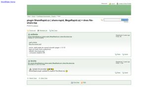 
                            12. plugin ShareRapid.cz ( share-rapid, MegaRapid.cz) = dnes file ...