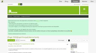 
                            9. [Plugin TIERS][Sujet Principal] Alarme Somfy - Page 39 - Forum ...