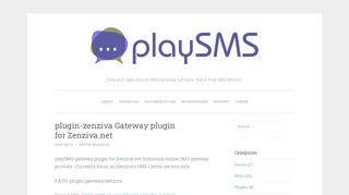 
                            12. plugin-zenziva Gateway plugin for Zenziva.net - playSMS