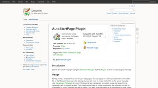 
                            5. plugin:autostartpage [DokuWiki]