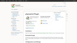 
                            10. plugin:phprestrict [DokuWiki]