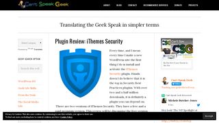 
                            10. PluginReview: iThemes Security- Can't Speak Geek