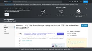 
                            12. plugins - How can I stop WordPress from prompting me to enter FTP ...