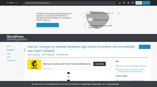 
                            8. plugins - how do i change my website facebook login button to ...