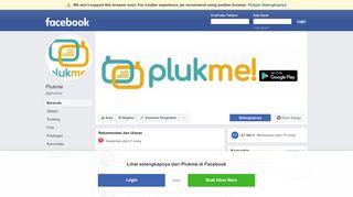 
                            3. Plukme - Beranda | Facebook