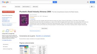 
                            8. Plunkett's Retail Industry Almanac 2008: The Only Comprehensive ...