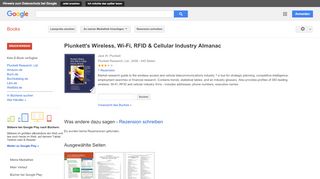 
                            13. Plunkett's Wireless, Wi-Fi, RFID & Cellular Industry Almanac