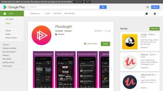 
                            3. Pluralsight - Apps on Google Play