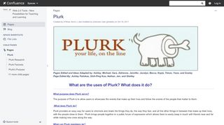 
                            11. Plurk - Confluence Mobile - Confluence