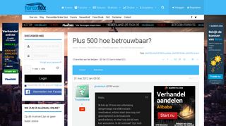 
                            7. Plus 500 hoe betrouwbaar? - ForexFox