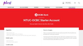 
                            10. Plus! | Ntuc Ocbc Starter Account