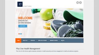 
                            9. Plus One Health Management: Home