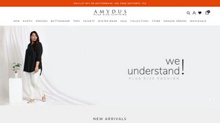 
                            2. Plus Size Clothing & Plus Size Dresses -Buy Online From Amydus.com