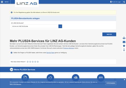 
                            3. PLUS24-Services für LINZ AG-Kunden