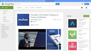 
                            5. Plus500: CFD online handel på Forex & Aksjer – Apper på Google Play