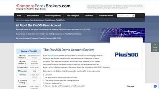 
                            10. Plus500 Demo Account for Forex Trading. Read Our Extensive Review