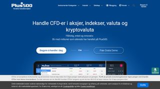 
                            1. Plus500: Online CFD-handel plattform | En CFD toppleverandør