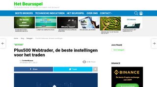 
                            4. Plus500 Webtrader, de beste instellingen voor het traden - Het ...