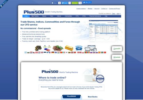 
                            9. Plus500™ Webtrader - no download required