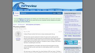 
                            10. Plusnet problem | ISPreview UK Forum