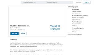 
                            5. PlusOne Solutions, Inc. | LinkedIn