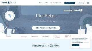 
                            3. PlusPeter: Kostenloses Drucken für Studenten