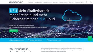
                            1. PlusServer GmbH - Managed Hosting & Cloud vom Marktführer ️