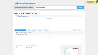 
                            4. plv.flexportal.nl at WI. P. Looije Verpakkingen B.V. - Website Informer