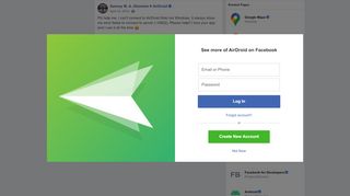 
                            6. Plz help me, I can't connect to AirDroid... - Sammy M. A. Ghoneim ...