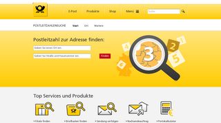 
                            7. PLZ-Suche - Deutsche Post Direkt