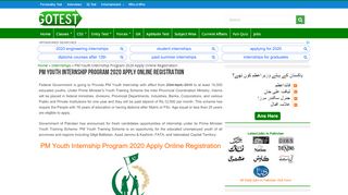 
                            7. PM Youth Internship Program 2019 Apply Online Registration Last ...