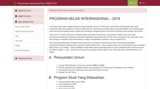 
                            10. PMB 2019 Unhas | MANDIRI - Universitas Hasanuddin