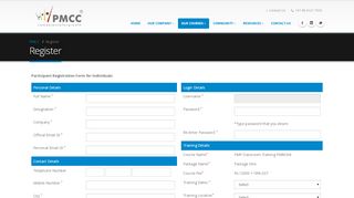 
                            3. PMCC India - Registration Form