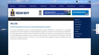 
                            4. PMG-CMS | Indian Navy