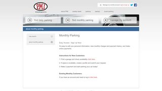 
                            4. PMI - Parking: about monthly parking - monthly parking content