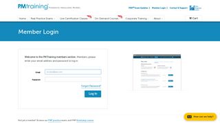 
                            8. PMP Login|pmtraining.com