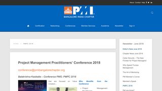 
                            10. PMPC 2018 - PMI Bangalore Chapter