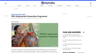 
                            7. PM's Employment Generation Programme (PMEGP) : Details, Benefits ...