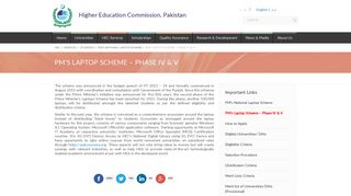 
                            8. PM's Laptop Scheme – Phase IV & V - HEC