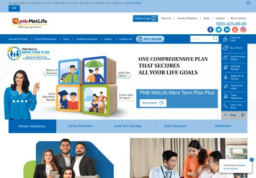 
                            8. PNB MetLife: Life Insurance Policy & Term Life Insurance in India