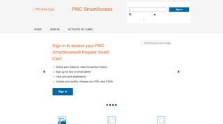 
                            7. PNC SmartAccess - Home Page - visaprepaidprocessing.com